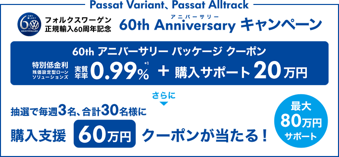 Passat PassatAlltrackクーポン画像