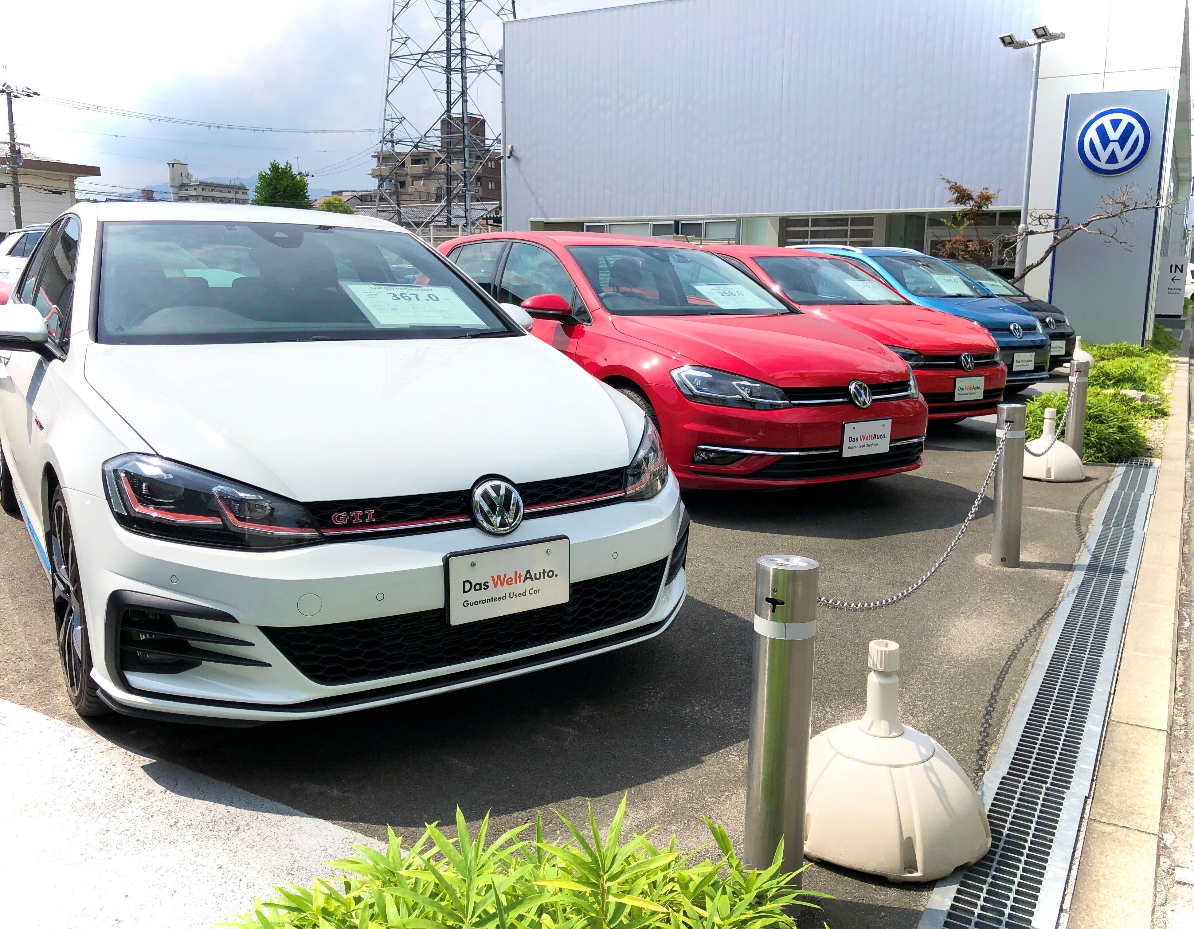 スタッフブログ 認定中古車ラインナップが豊富です Volkswagen京都右京 Volkswagen Kyoto Ukyo