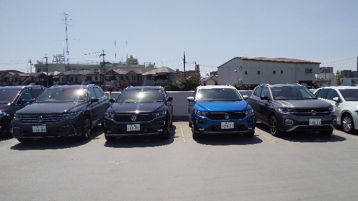 VWのSUVが勢揃い！