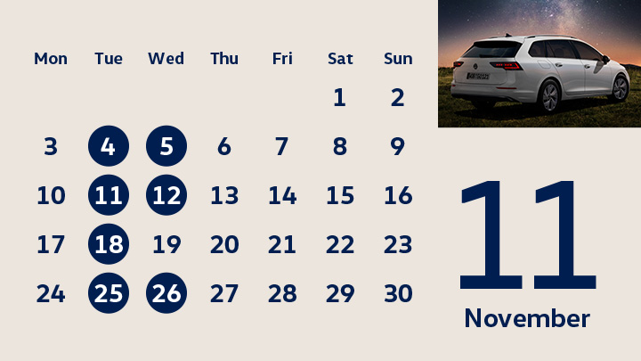 11月定休日のお知らせ