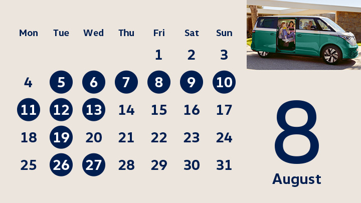 ８月定休日のお知らせ